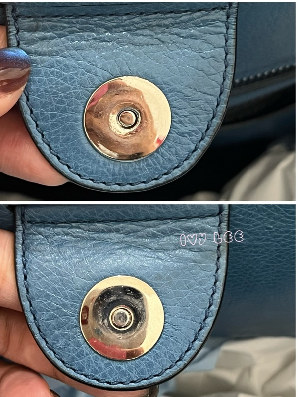 PRADA BN2619 皮革 雙拉鍊 蝙蝠包 藍綠 斜背包 肩背包 正品 二手精品-19