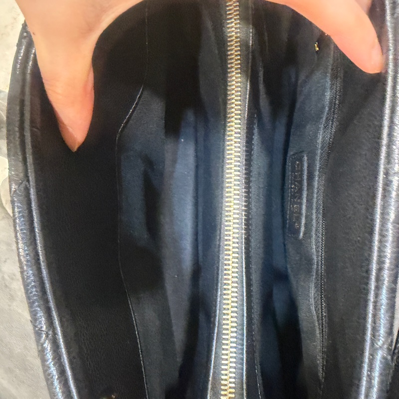 99新🌟 香奈兒 #黑金 #荔枝牛皮 #托特包 #雙C-9