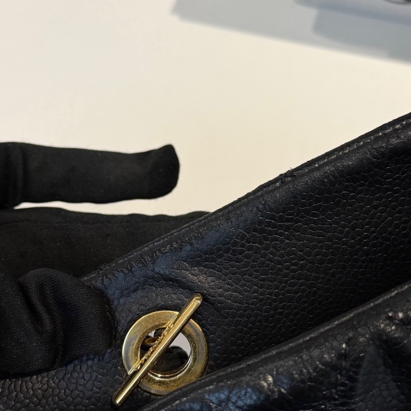 好成色🌟 香奈兒 #黑金 #荔枝牛皮 #托特包 #雙C好成色-17