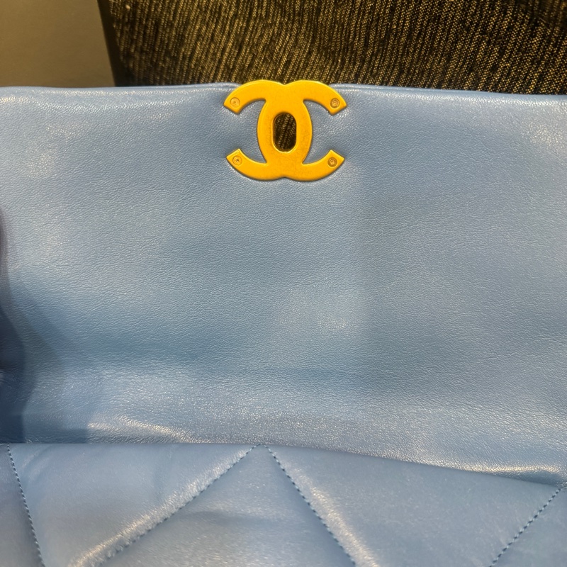 99新全配❤️ chanel #香奈兒 #藍金 #19bag #中號-8