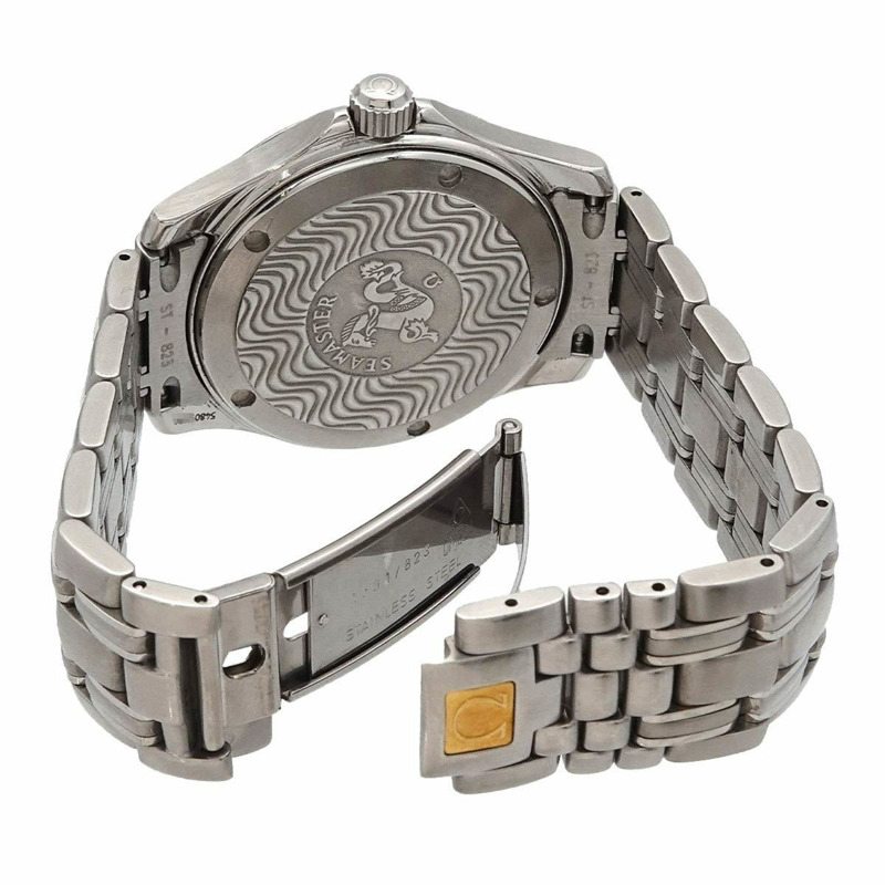 歐米茄海馬系列120 2571 20 男士腕錶 日期顯示 白色石英錶-4