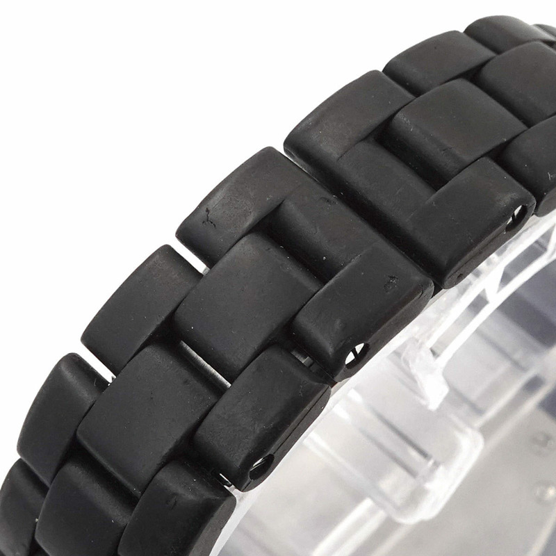 香奈兒 J12 33毫米 H0681 女士腕錶,附日期顯示,黑色陶瓷錶殼,橡膠錶帶,石英機芯-5