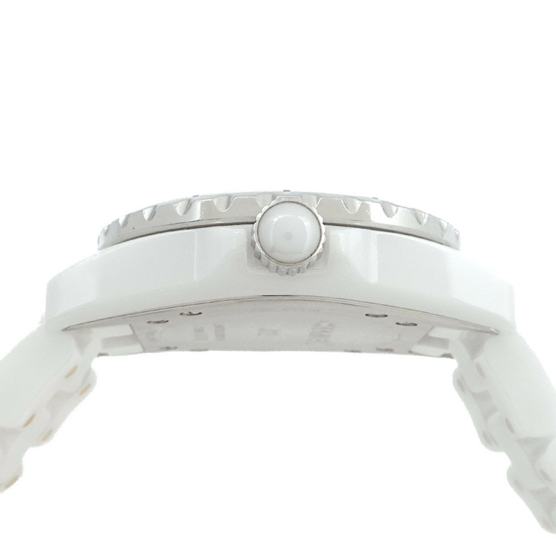 香奈兒 J12 33毫米粉紅色淺光 H4863 女士腕錶,限量發行1200枚,鑲嵌8顆鑽石,白色陶瓷石英機芯-4