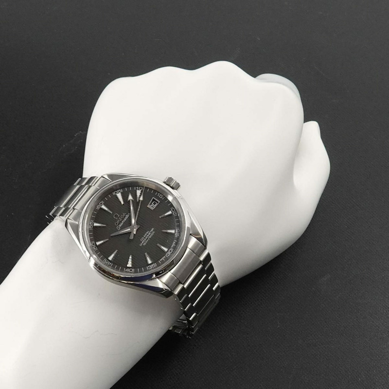 歐米茄海馬系列Aqua Terra同軸腕錶231 10 42 21 06 001 男士腕錶,附日期顯示,灰色,自動機械錶-3