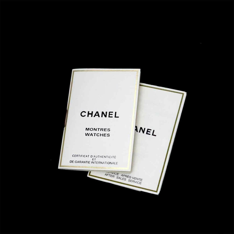 香奈兒 Matelasse H0008 女士腕錶,黑色,18K 黃金,實心金石英機芯-1