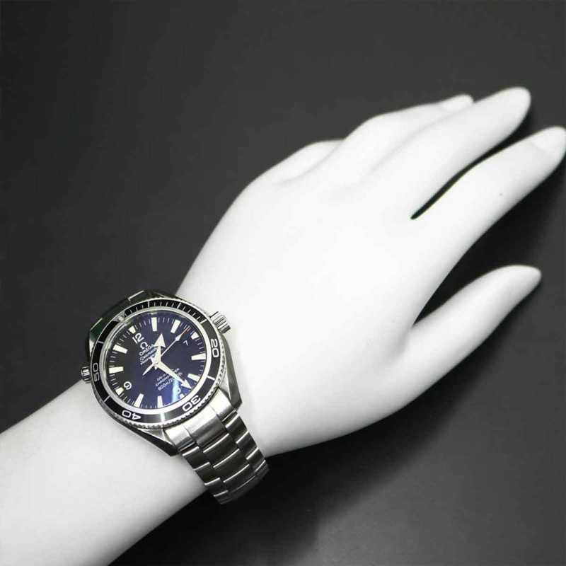 歐米茄海馬系列海洋宇宙2201 50男士腕錶,附日期顯示,黑色,自動機械錶-3