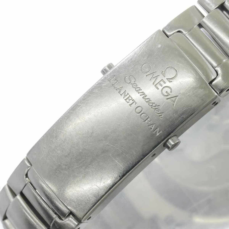 歐米茄海馬系列海洋宇宙2201 50男士腕錶,附日期顯示,黑色,自動機械錶-6