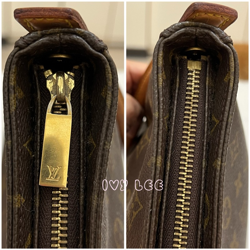 LOUIS VUITTON M51146 Looping MM 單肩包 腋下包 手提包 原花 正品 二手精品-13