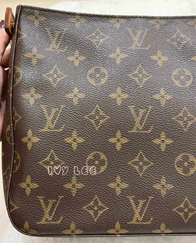 LOUIS VUITTON M51146 Looping MM 單肩包 腋下包 手提包 原花 正品 二手精品-21