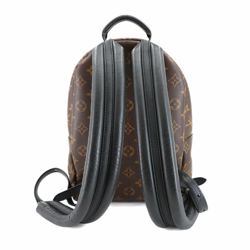 路易威登 Monogram Palm Springs PM 雙肩包,棕色,M44871,RFID 防盜,金色五金配件-2