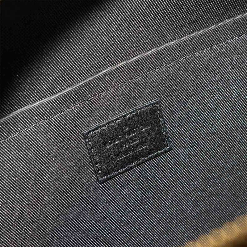 路易威登 Monogram Palm Springs PM 雙肩包,棕色,M44871,RFID 防盜,金色五金配件-6