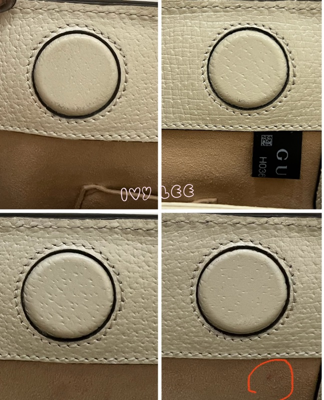 GUCCI 古馳 503877 經典Ophidia系列GG LOGO織帶皮革磁釦 斜背包 鏈條包 白 正品 二手精品-18