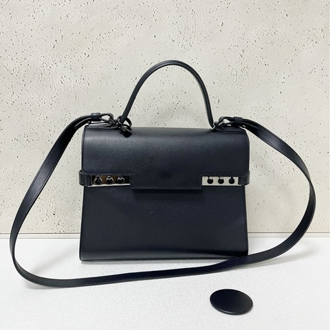 Delvaux Tempete 黑色 烏金扣