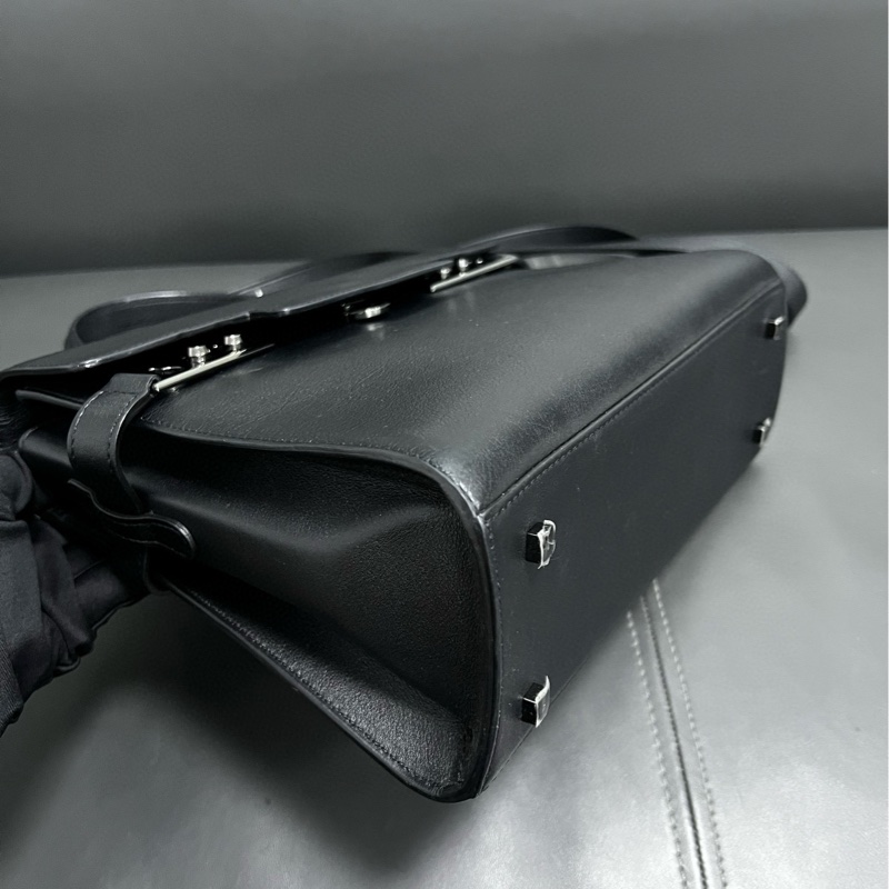 Delvaux Tempete 黑色 烏金扣-7
