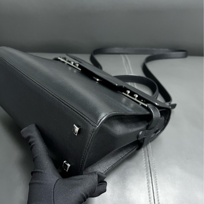 Delvaux Tempete 黑色 烏金扣-10