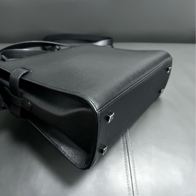 Delvaux Tempete 黑色 烏金扣-11