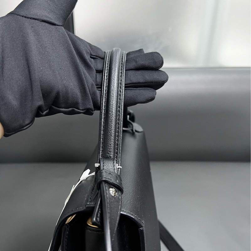 Delvaux Tempete 黑色 烏金扣-15