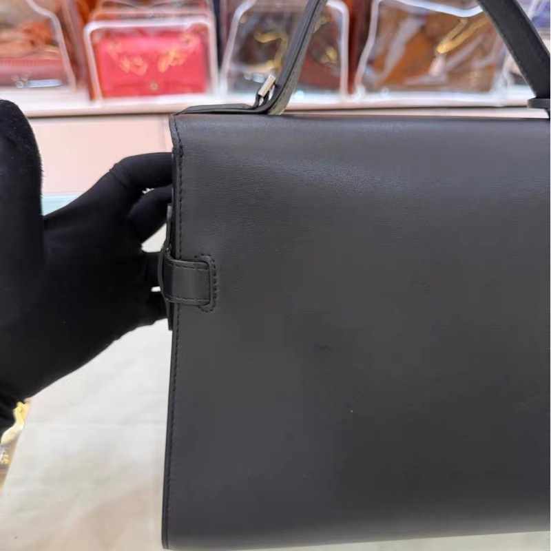 Delvaux Tempete 黑色 銀扣-2