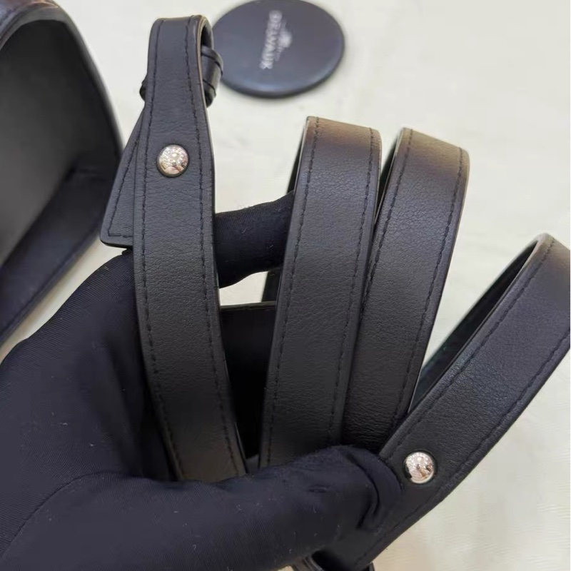 Delvaux Tempete 黑色 銀扣-5