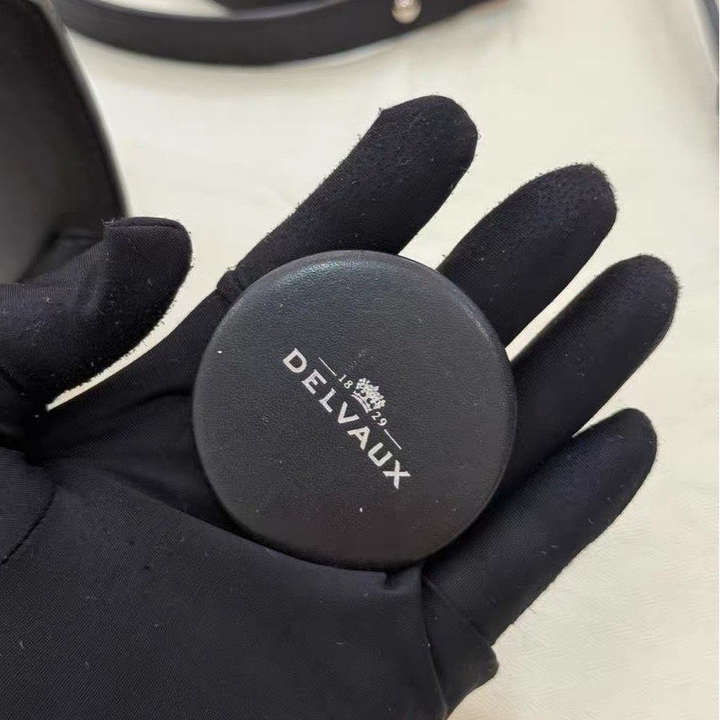 Delvaux Tempete 黑色 銀扣-7