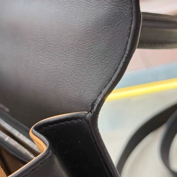 Delvaux Tempete 黑色 銀扣-10