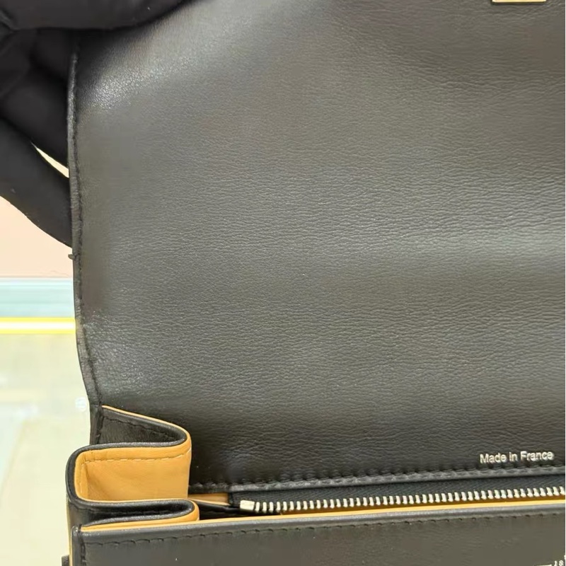 Delvaux Tempete 黑色 銀扣-13