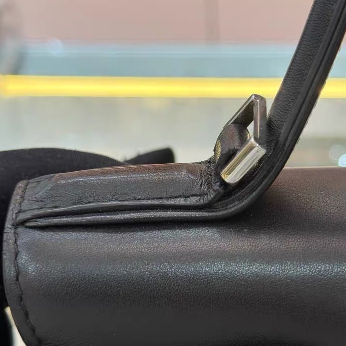 Delvaux Tempete 黑色 銀扣-18