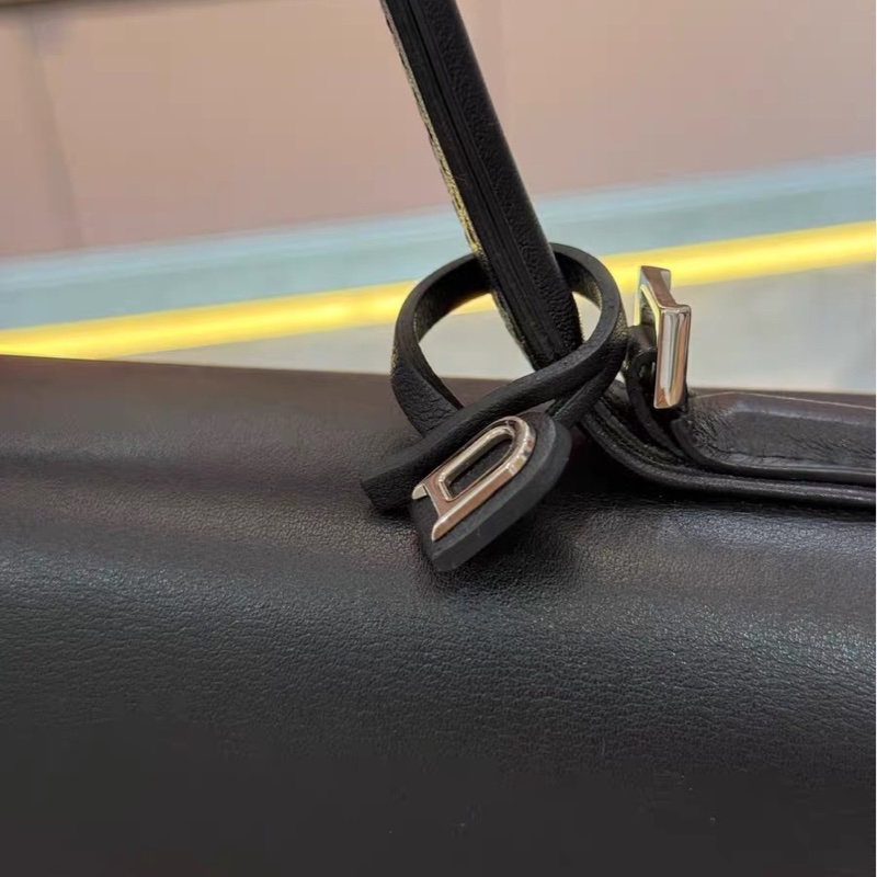 Delvaux Tempete 黑色 銀扣-20
