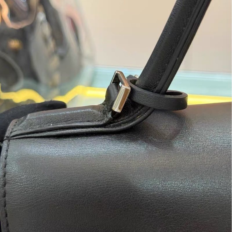 Delvaux Tempete 黑色 銀扣-22