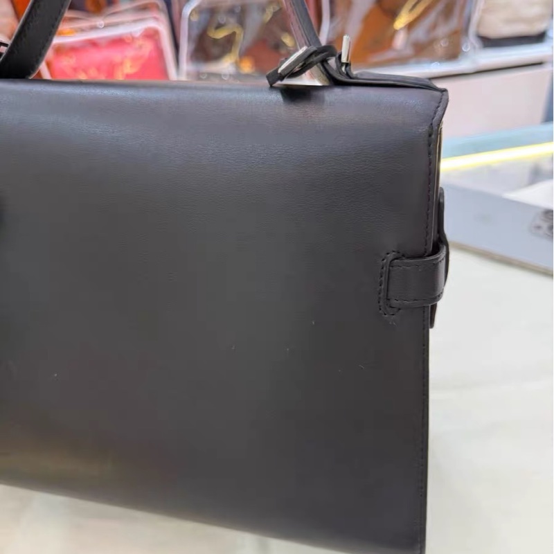 Delvaux Tempete 黑色 銀扣-25