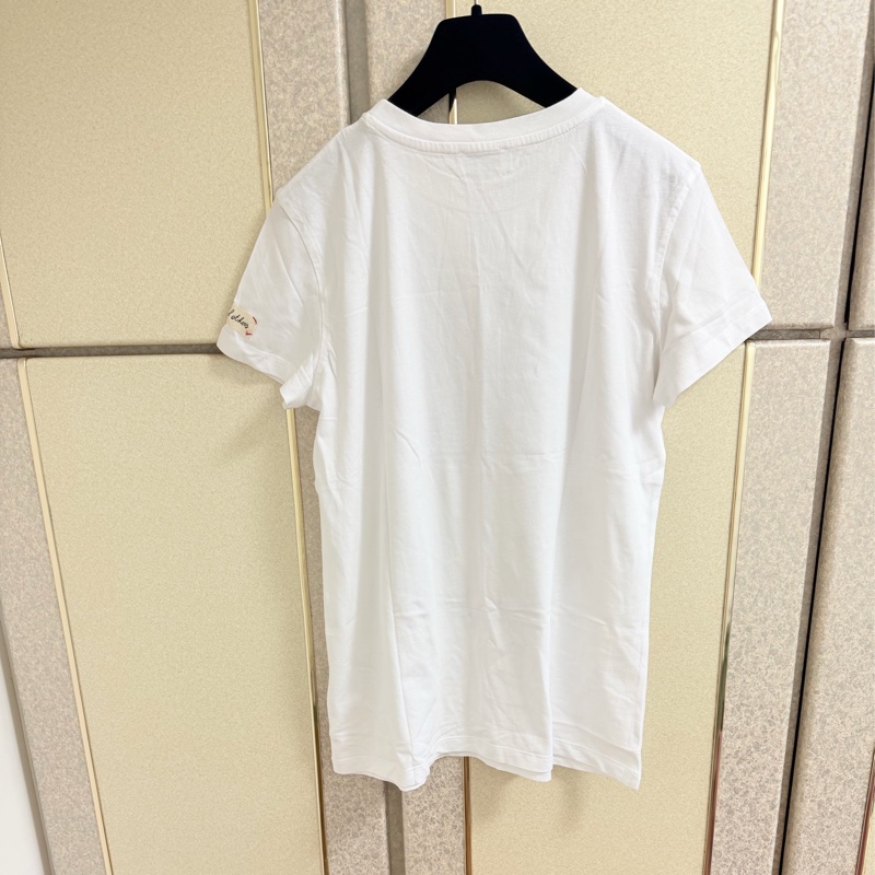 Red Valentino 正品白色質感棉質上衣 M號-1