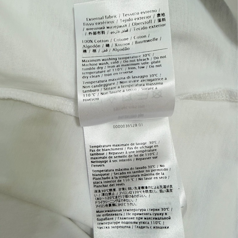 Red Valentino 正品白色質感棉質上衣 M號-5