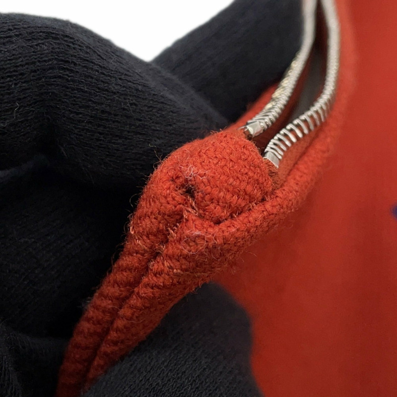 愛馬仕平底手拿包 H Natte GM Tomet 羊毛-4