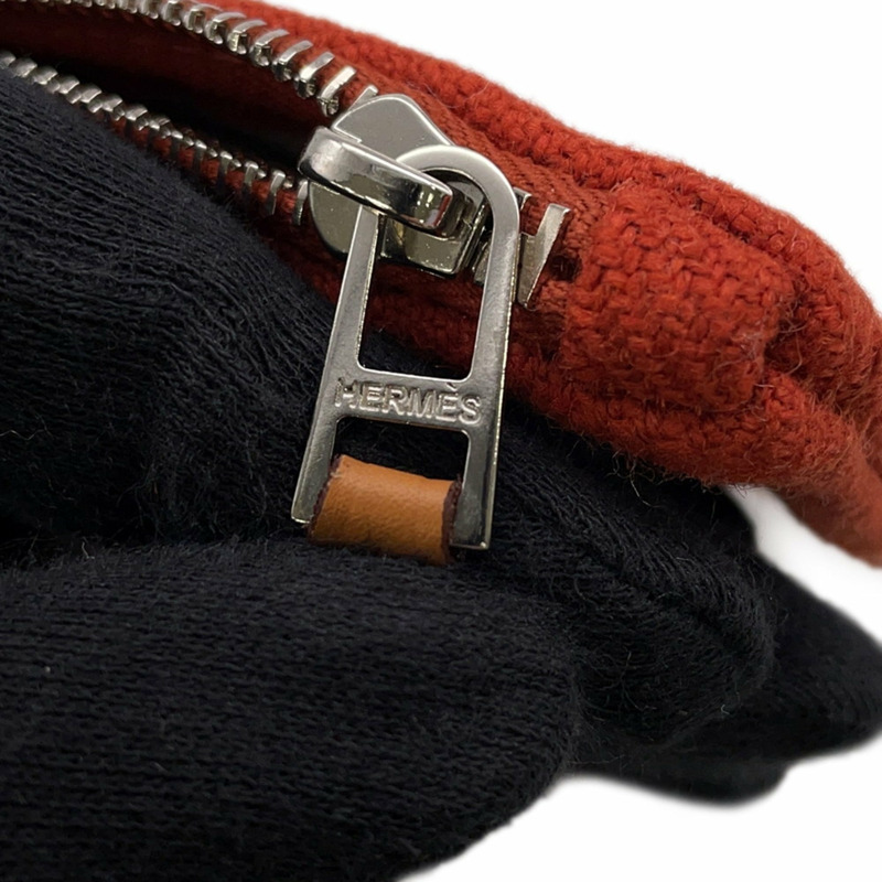 愛馬仕平底手拿包 H Natte GM Tomet 羊毛-5