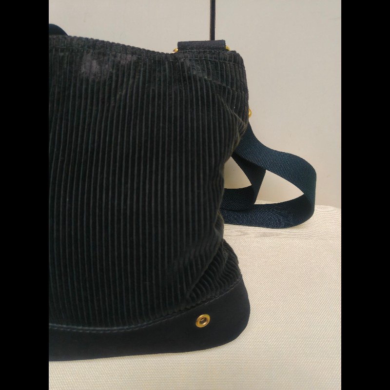 ㊣✨YSL✨聖羅蘭 黑色 燈芯絨 異材質 肩背包 斜背包/二手精品/保證正品🌳二手樹屋🌳-16