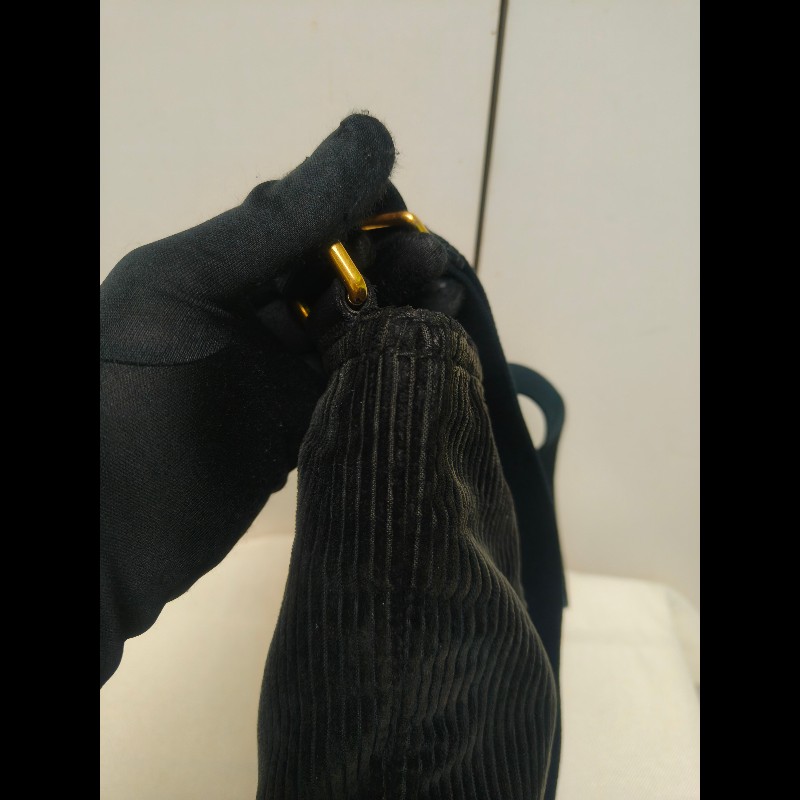 ㊣✨YSL✨聖羅蘭 黑色 燈芯絨 異材質 肩背包 斜背包/二手精品/保證正品🌳二手樹屋🌳-17