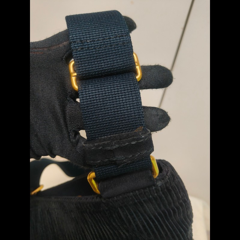 ㊣✨YSL✨聖羅蘭 黑色 燈芯絨 異材質 肩背包 斜背包/二手精品/保證正品🌳二手樹屋🌳-19