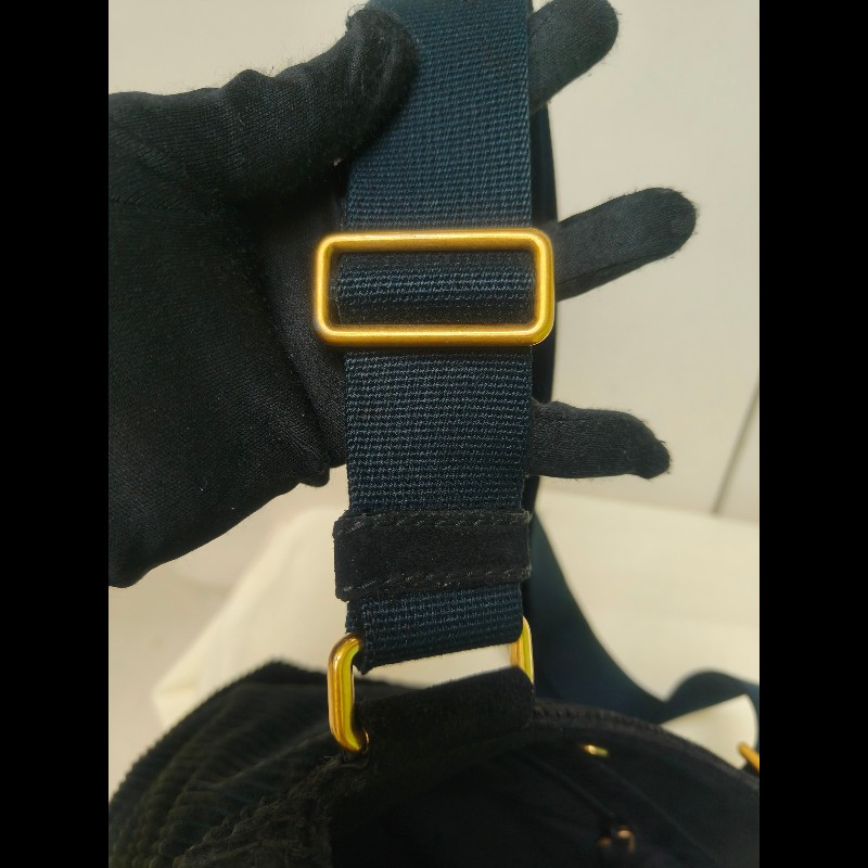 ㊣✨YSL✨聖羅蘭 黑色 燈芯絨 異材質 肩背包 斜背包/二手精品/保證正品🌳二手樹屋🌳-20