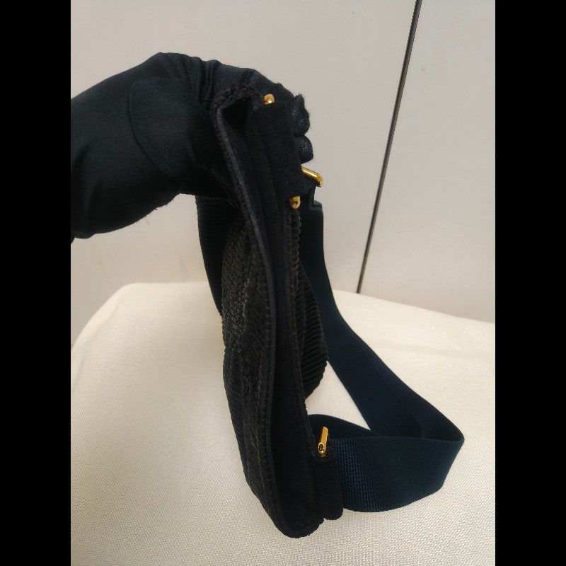 ㊣✨YSL✨聖羅蘭 黑色 燈芯絨 異材質 肩背包 斜背包/二手精品/保證正品🌳二手樹屋🌳-24