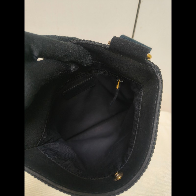 ㊣✨YSL✨聖羅蘭 黑色 燈芯絨 異材質 肩背包 斜背包/二手精品/保證正品🌳二手樹屋🌳-26