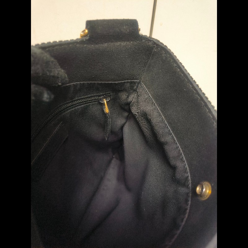 ㊣✨YSL✨聖羅蘭 黑色 燈芯絨 異材質 肩背包 斜背包/二手精品/保證正品🌳二手樹屋🌳-27