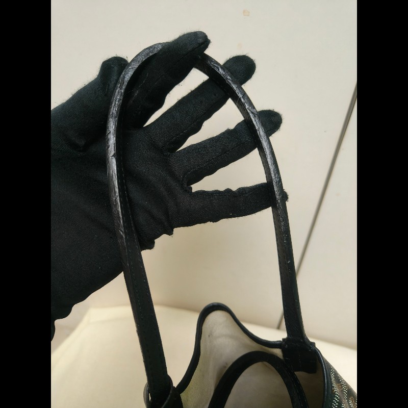 🔥年終狂降🔥【限時降價只到12/31(原63,800)】㊣✨Goyard✨高雅德 狗牙 Saint Louis PM 黑色 花布 托特包 手提包 通勤包 媽媽包/二手精品/保證正品🌳二手樹屋🌳-28