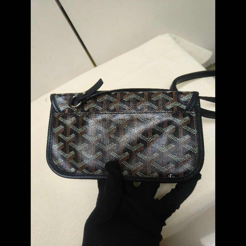 🔥年終狂降🔥【限時降價只到12/31(原63,800)】㊣✨Goyard✨高雅德 狗牙 Saint Louis PM 黑色 花布 托特包 手提包 通勤包 媽媽包/二手精品/保證正品🌳二手樹屋🌳-33