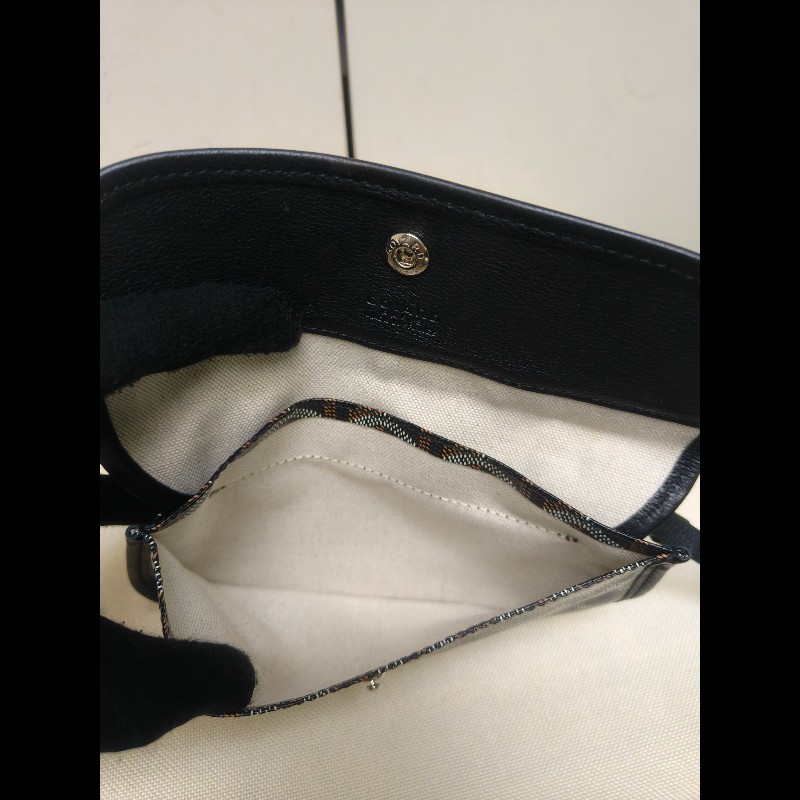 🔥年終狂降🔥【限時降價只到12/31(原63,800)】㊣✨Goyard✨高雅德 狗牙 Saint Louis PM 黑色 花布 托特包 手提包 通勤包 媽媽包/二手精品/保證正品🌳二手樹屋🌳-37