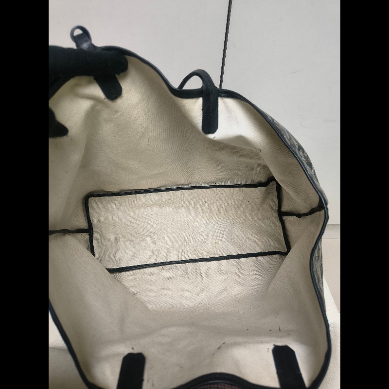 🔥年終狂降🔥【限時降價只到12/31(原63,800)】㊣✨Goyard✨高雅德 狗牙 Saint Louis PM 黑色 花布 托特包 手提包 通勤包 媽媽包/二手精品/保證正品🌳二手樹屋🌳-39