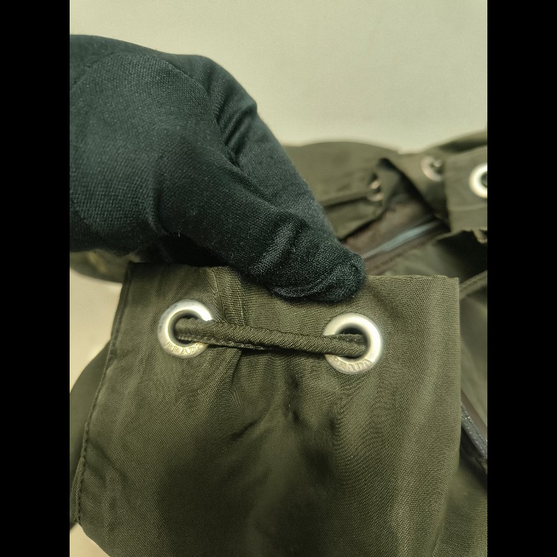 🔥年終狂降🔥【限時降價只到12/31（原16,800）】【8成新】㊣✨PRADA✨普拉達 綠色 帆布 皮革 口袋 中型 後背包 /二手包/二手精品🌳二手樹屋🌳-41