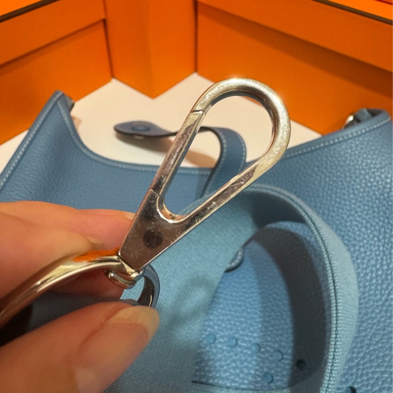 Hermes Evelyne29 新牛仔藍 🩵 框P刻 幾乎全新 很甜很甜!-12