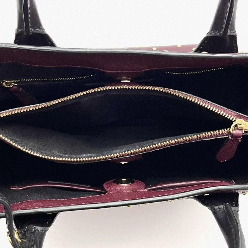 BURBERRY 拼色金扣手提肩背斜背包36*25*16 98新配件塵袋-4