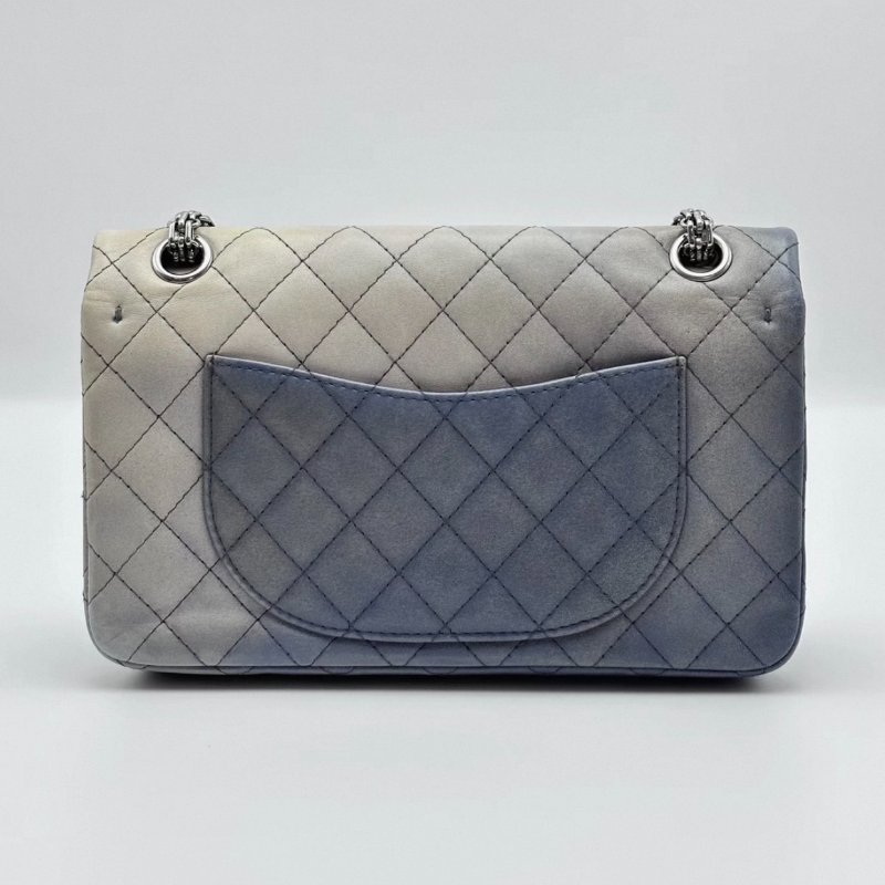 CHANEL 漸變色2.55中號肩背斜背包28*17*8.5 98新配件盒子塵袋-3