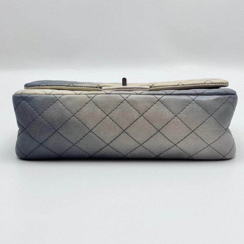 CHANEL 漸變色2.55中號肩背斜背包28*17*8.5 98新配件盒子塵袋-4